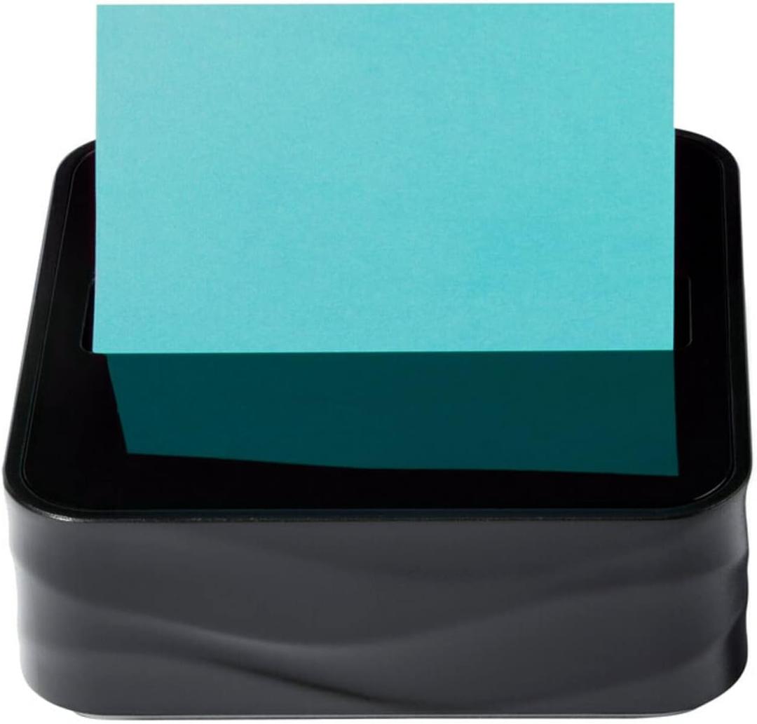 Post-it Note Dispenser, 3" x 3", Wave Design