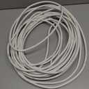 G-PLUG 50FT RG6 Coaxial Cable Connectors Set - High-Speed Internet, Broadband and Digital TV Aerial, Satellite Sky Cable Extension- Weather-Sealed Double Rubber O-Ring and Compression Connectors White