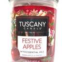 Tuscany Candle Holiday Limited Edition Jar Candle (Festive Apples, 18 Ounce)