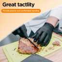 3 x Disposable Nitrile Gloves, 5 Mil Thickness Latex-Free & Powder-Free Food Safe, Cooking, Cleaning Gloves (Black of 50)