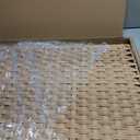 Under Bed Storage with Lid, Hand Woven Underbed Storage Basket for Bedroom, Large Underbed Storage Basket, Wicker Bed Storage Bin (PE Rattan, 60L, Single)