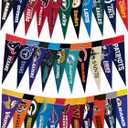 Rico Industries NFL Football Complete 4" x 9" Felt Mini Pennant League Set (Includes All Teams)