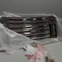 ECOTRIC Chrome Hood Deck Vent Panel Compatible with 2003-2009 Hummer H2 w/Hood Handle Cover Trim