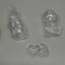 15 Pcs Hearts Shape Box, Home Decorations Clear Heart Ornaments Balls Fillable Plastic,DIY Bauble Balls for Birthday Wedding Party Tree Craft Christmas Xmas Decorations