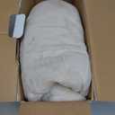 Westinghouse Electric Throw Blanket with Foot Pocket for Adults, Soft Flannel to Sherpa Heated Throw with 6 Heating Levels & 2-10 Hours Time Settings, Fast Heating & Machine Washable, 50x62, Beige