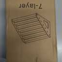 Sunglasses Organizer - Clear Eyeglasses Display stand - Eyeglasses Storage - For Glasses Tabletop Holder Stand(7 Layer)