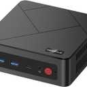 BOSGAME E4 Mini PC, AMD Ryzen 5 3550H Mini Computers, 16GB DDR4 1TB PCIe SSD Desktop Computers, Dual RJ45 LAN, 4K Triple Display, USB-C, USB 3.2, Wi-Fi 5/BT 5.0 for Office, Home & Streaming