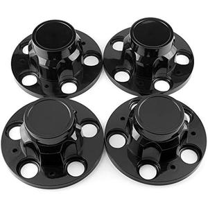 RTRHINOTUNING 4PCS 171mm Wheel Center Caps Compatible with Jimmy 10 Van 20 Van Suburban 15649148 15649141 Black Hub Caps