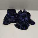 KKJIAF Navy Blue Velvet Throw Pillow Covers 18 x 18 Inch Set of 2, Ruffle Euro Pillow Shams Velvet Square Pillow Case for Sofa Bedroom Couch Decorative