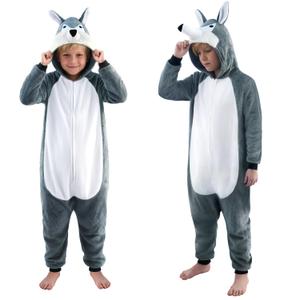 Nabobs Unisex Animal Onesie Costume, Flannel Halloween Cosplay Costume - Homewear Animal Outfit. 140 Size