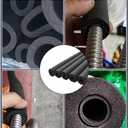 Pipe Insulation Foam Tube 1-1/2"ID*3/8" Foam Tubing Black Pipe Cover Heat Preservation for Outdoor Water Pipe Insulation,AC Unit, Guitar Stands, Exercise Machine Handle and Roof Rack Etc