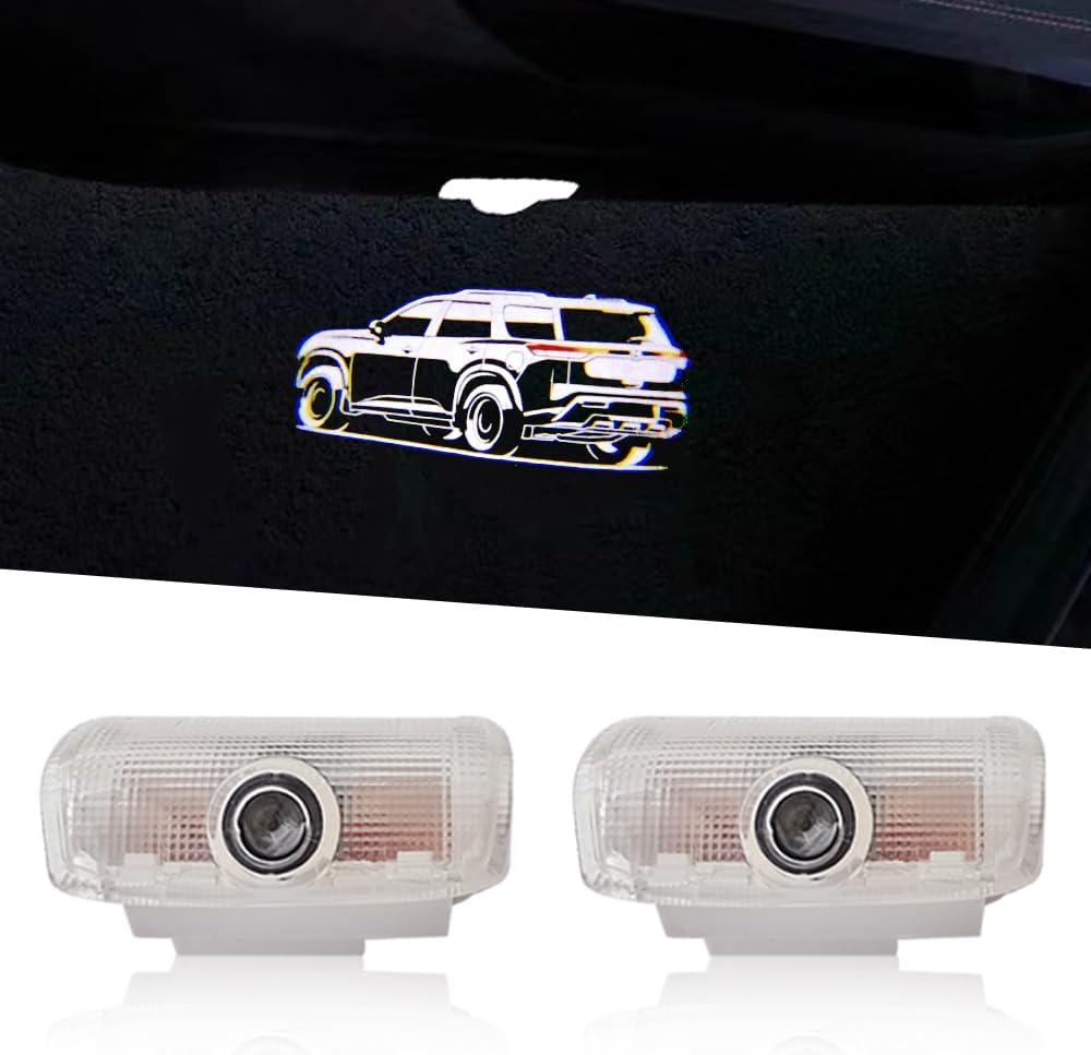 2PCS LED Car Door Logo Lights Projector Compatible for Pathfinder 2023 Puddle Lights Ghost Shadow Light Kit Car Accessories (Pthfinder, 2019-2023)