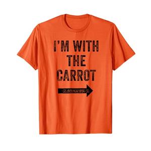 Funny I'm with The Carrot Halloween Costume Mens Womens Kids T-Shirt , Size L