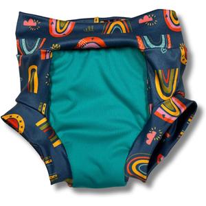 Reusable Organic Cloth Training Pants Heavy Overnight Absorbency Waterproof (18-24 Months, After The Storm)