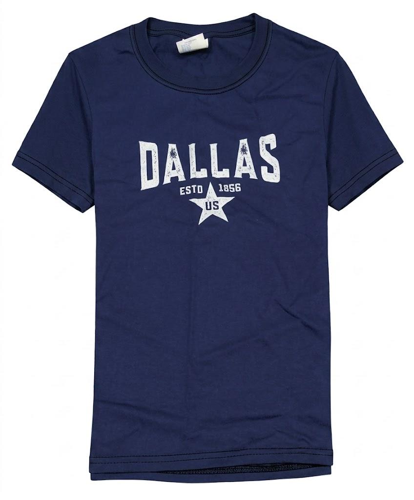 Dallas T-Shirt Navy S Youth Size