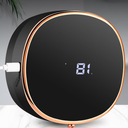 1Pack Automatic Foaming Soap Dispenser,Black Hand Soap Dispenser Touchless USB C Rechargeable,Wall Mounted Smart Foam Soap Dispenser for Bathroom Kitchen