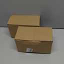 2 x GrillGauge Protective Case for LABUBU, Plastic Clear Display Box with Key Chain for Dolls, Protective Cover for Plush Toy, Transparent PVC Bag for Storage (No Doll, 17cm)