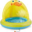 Shade Baby Pool, Sprinkle and Splash Play Pool, Outdoor Duck Bathtub of 39 Inches