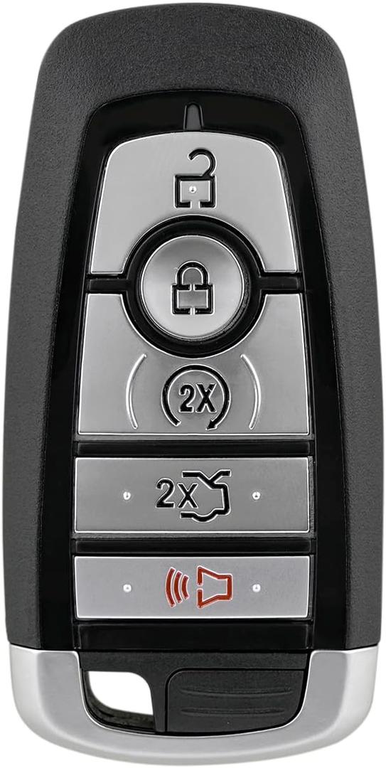 Key Fob Replacement Compatible for Proximity Remote for Ford Edge 2017 2018 2019 2020 2021 2022 Mustang 2018-2022 Fusion 2017-2021 Lincoln Continental Bronco 5 Button M3N-A2C93142600 164-R8149