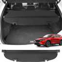 Powerty Cargo Cover for Mazda CX5 CX-5 2017-2024 2025 Accessories Retractable Trunk Cover Waterproof Trunk Security Cover Shielding Shade No Gap