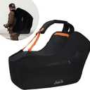 Infant Car Seat Travel Bag for Airplane Compatible with UPPAbaby MESA V2 and Base, Fits Nuna Pipa Car Seat and Base, Car Seat Carrier for Air Travel, Padded Carseat Cover for Airplane Travel