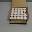 Stonebriar Unscented Long Burning White Tealight Candles, Bulk Pack, 6-7 Hour Burn Time, Smokeless Tealights for Parties, Weddings, Home, 50 Count