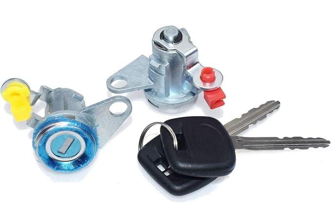 New Door Lock Cylinder Set with Keys (L&R) for Toyota RAV4 1996 1997 1998 1999 2000 69051-42050 69051-42060 6905142050