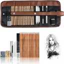 Drawing Pencils, Art Supplies Sketch Pencils Kit for Kids Adults, Professional Charcoal Sketching Graphite Art Pencils Set