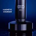 Oral-B iO Deep Clean + Protect Rechargeable Electric Toothbrush, Black, iO Series 7, 2 Replacement Brush Heads, Charging Travel Case