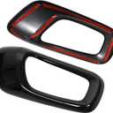 YINGTUU for Honda Civic 11th Gen 2022 2023 2024 2025 Accessories Inner Door Handle Cover Decals ABS Bright Black