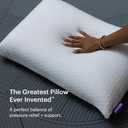 Purple Harmony Pillow - Standard - Medium, Greatest Pillow Ever Invented, 360 Hex Grid & Talalay Latex Core - No Pressure Support, Stays Cool, Luxurious Comfort