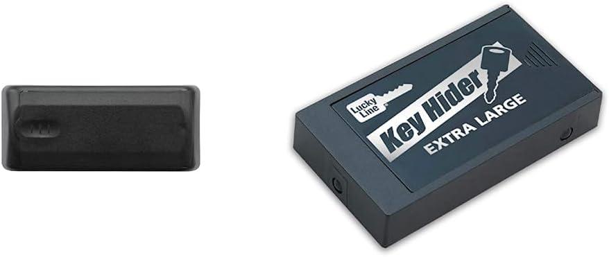 Master Lock 207D Extra Large Magnetic Key Hider Case Holder, 1-2 Key Capacity, Black