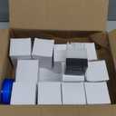 Hicarer 12 Pack Solar Fence Post Cap Lights 2in x 2in Solar Post Cap Fence Lights for Garden, Gazebos, Street Wall(Warm Yellow)