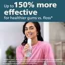 Philips Sonicare Cordless Power Flosser 3000 + 2 Additional Nozzles (4 Total) White, HX3827/21