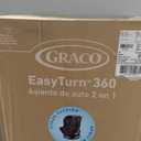 Graco EasyTurn 360 2-in-1 Rotating Convertible Car Seat, 360 Degree Rotating Infant to Toddler Rotating Car Seat, 2 Modes Rear and Forward Facing, Slim Design, Cyran, data of manufacture 03/19/2026