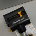 Melnor 65137AMZ MiniMax Turbo Oscillating Sprinkler on Step Spike, 4000 sq. ft., 4-Way Adjustable, Quick Connect Bundle, Yellow