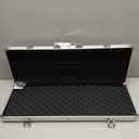SEETOOOGAMES 500pcs Capacity Empty Aluminum Poker Chip Case Only