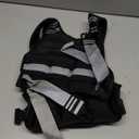 VBSD Adjustable Weighted Vest for Women Men 4-10lb/11-20lb/20-32lb Vest with 6 Ironsand Weights Body Weight Vest with Reflective Strip for Running Walking Strength Training Workouts (Black)