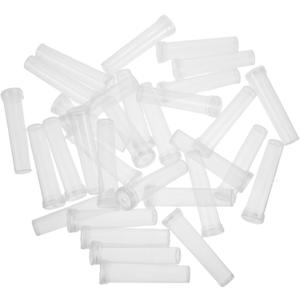 jojofuny 100pcs Floral Water Tubes with Caps Reusable Plastic Flower Arrangement Containers for Fresh Flowers Sturdy and Practical Stem Holders for Florists and Long Distance Transport