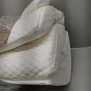 Wedge Pillow for Sleep Apnea, 12 Inch Adjustable Height Bed Wedge Pillow for Headboard, Gerd, Acid Reflux Relief, Snoring, and Post Surgery Recovery. Bed Pillow for Sitting Up in Bed (Large, White)