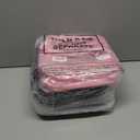 Sunnymove 12 Piece Large Reusable Clear Lunch Bags Bulk 12 x 10 x 5.5 Inch Transparent Lunch Box Stadium Approved Tote Bag Plastic See Through Backpack with Adjustable Shoulder Strap for Work Travel