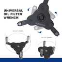 WORKPRO Universal Oil Filter Wrench Adjustable, Magnetic Oil Filter Removal Tool, Oil Filter Change Set, Ideal for Engine Filters, Conduit, & Fittings
