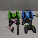 2PACK RC Stunt Car Watch Gesture Sensor Car 4WD Double Sided 360 Degree Rotating Tumbling Rechargeable Car High Speed 2.4GHZ Off Road Hobby RC Toy Cars for Xmas Birthday Gift Adults,Kids (Blue/Green)