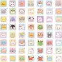 3 x 60PCS Cute Cartoon Animal Stickers Pack for Kids, Funny Animal Waterproof Vinyl Stickers for Water Bottles, Scooters, Stationery and Luggage