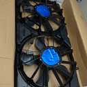 Radiator Cooling Fan Replacement for 23123633 23123634 Replacement for Silverado 1500 2015-2019 Replacement for Sierra 1500 2015-2019