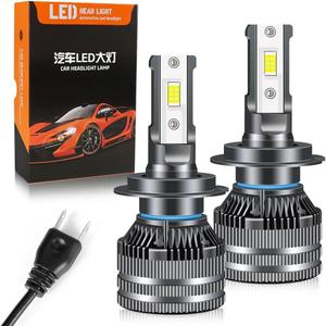 H7 H7LL for Auto Led Bulb Car Headlight Low Beam High Beams Fog Light Bulbs Lights Head Front Full Lamp (Replacement Assembly White Illumination Accessories),z[] Pack of 2 IP68 6000K Plug-N-Play
