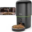 Automatic Cat Feeders with Camera - 5G WiFi App Control 1080 HD Video with Night Vision, 2-Way Audio 2L/4L Cat Food Dispenser Easy to Use and Clean, Timed Pet Feeder Also for Dogs