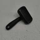 Self Cleaning Shedding Brush - Skin Friendly Grooming Tool for Dogs, Cats, and Puppies, Deshedding and Hair Removal for Long and Short Haired Pets, Black