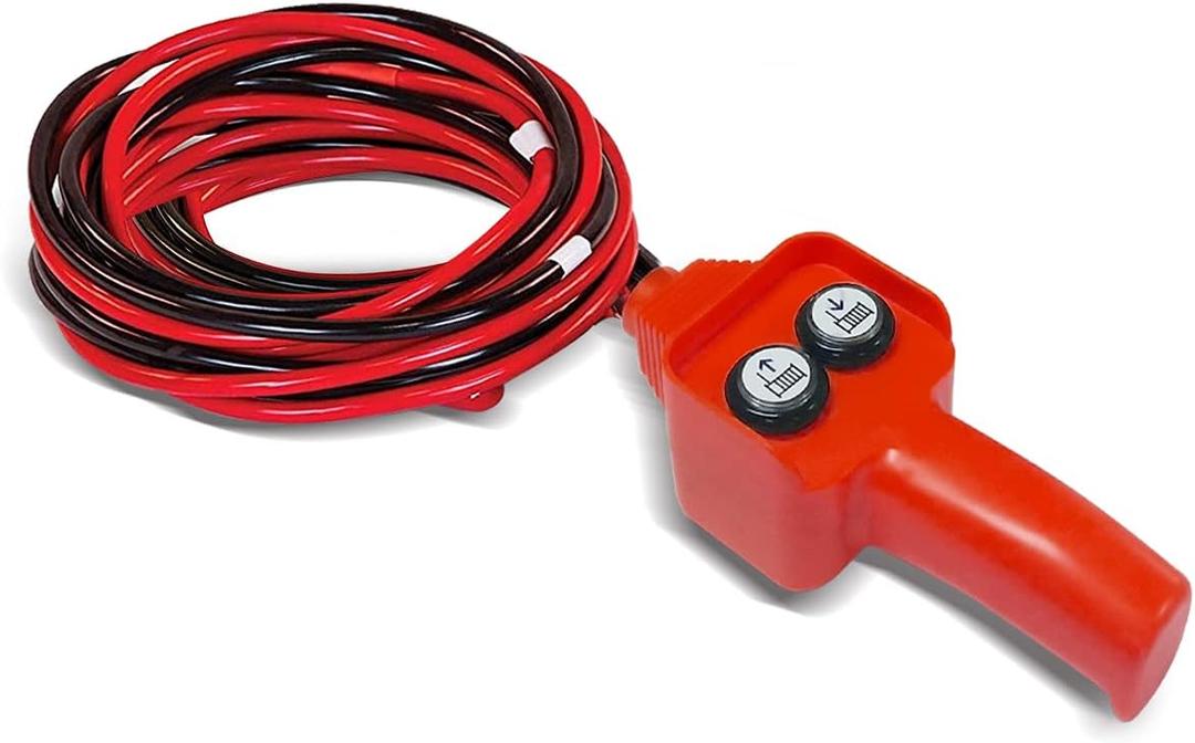 RUGCEL WINCH Winch Hand Control Assembly (Red) - 12V Electric Winch Replacement Part for 1500lbs-5000lbs Rated Pulling Winches RUGCEL WINCH Winch Hand Control Assembly (Red) - 12V Electric Winch Replacement Part for 1500lbs-5000lbs Rated Pulling Winches
