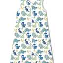 TotAha Dinosaur 1.0 TOG Toddler Sleep Sack 2T-3T-4T for Girls Boys, Buttery Soft Sleeping Sacks with 2-way Safe Zipper, Premium All Season Sleep Bag